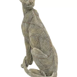 Deko & Geschenkartikel-KARE Design Deko Objekt Sitting Leopard Pearls 42