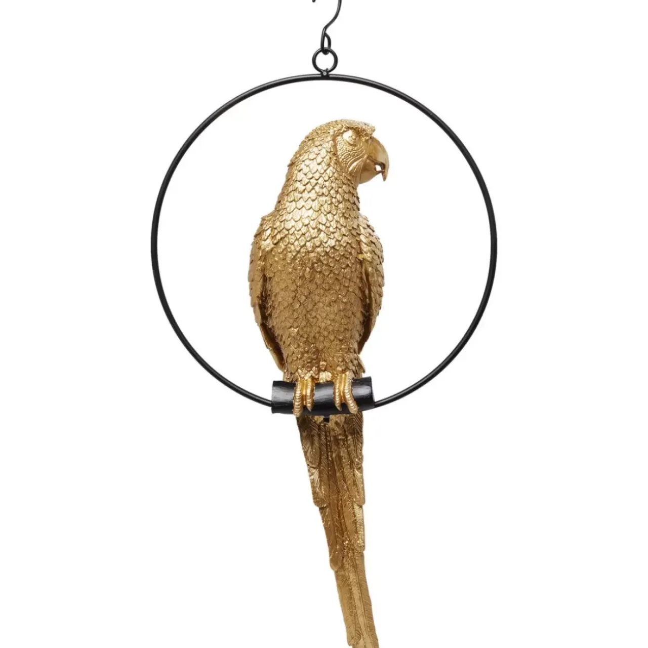 Deko & Geschenkartikel-KARE Design Deko Objekt Swinging Parrot Gold