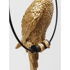 Deko & Geschenkartikel-KARE Design Deko Objekt Swinging Parrot Gold