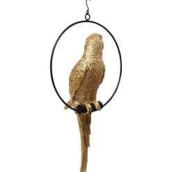 Deko & Geschenkartikel-KARE Design Deko Objekt Swinging Parrot Gold