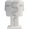 Deko & Geschenkartikel-KARE Design Deko Objekt Symmetric Face 28Cm