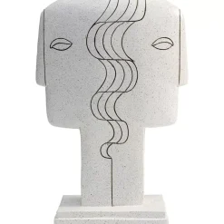 Deko & Geschenkartikel-KARE Design Deko Objekt Symmetric Face 28Cm