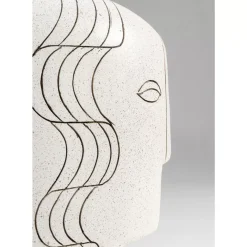 Deko & Geschenkartikel-KARE Design Deko Objekt Symmetric Face 28Cm