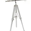 Deko & Geschenkartikel-KARE Design Deko Objekt Telescope Silber 125Cm