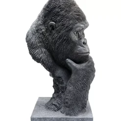 Deko & Geschenkartikel-KARE Design Deko Objekt Thinking Gorilla Head
