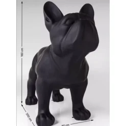 Deko & Geschenkartikel-KARE Design Deko Objekt Toto Teen Xl Schwarz Matt