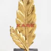 Deko & Geschenkartikel-KARE Design Deko Objekt Two Leaves Gold 9Cm