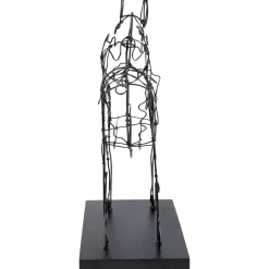 Deko & Geschenkartikel-KARE Design Deko Objekt Wire Attack Dog 36Cm
