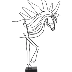 Deko & Geschenkartikel-KARE Design Deko Objekt Wire Horse 51Cm