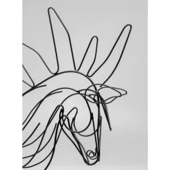 Deko & Geschenkartikel-KARE Design Deko Objekt Wire Horse 51Cm