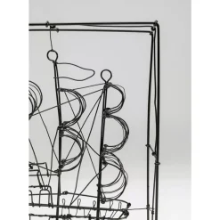 Deko & Geschenkartikel-KARE Design Deko Objekt Wire Sail Boat 28Cm