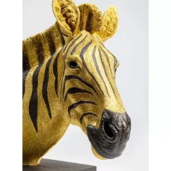 Deko & Geschenkartikel-KARE Design Deko Objekt Zebra Gold