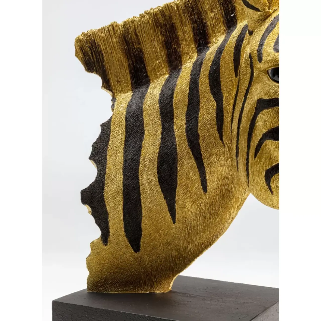 Deko & Geschenkartikel-KARE Design Deko Objekt Zebra Gold
