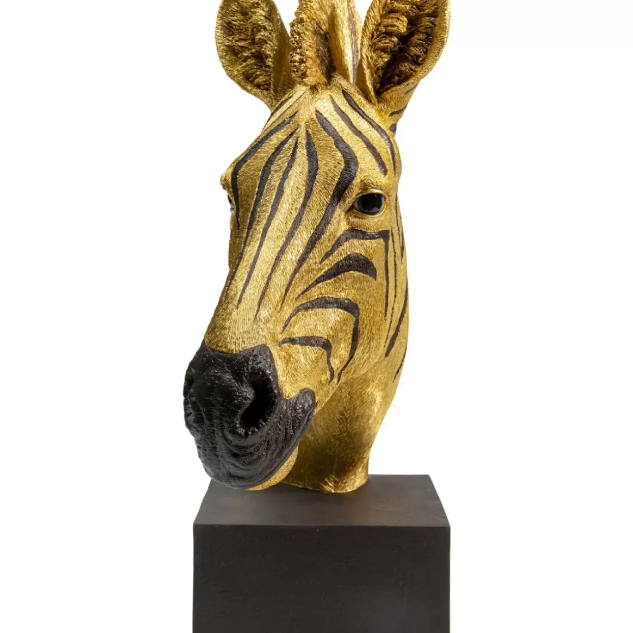 Deko & Geschenkartikel-KARE Design Deko Objekt Zebra Gold