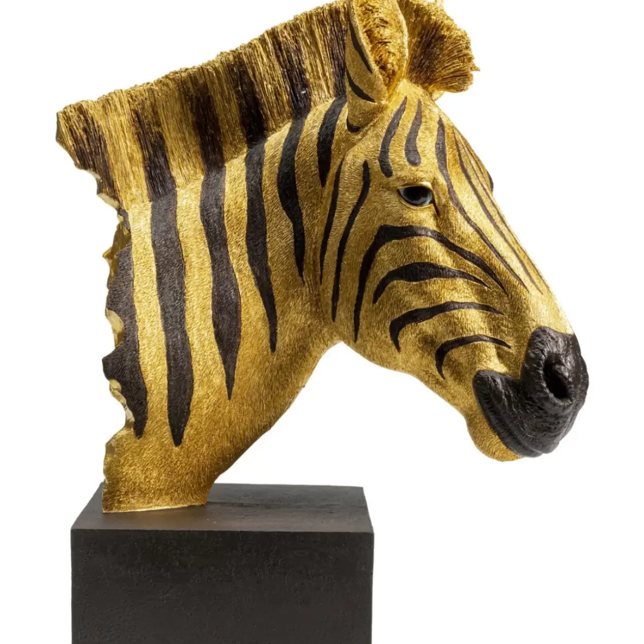 Deko & Geschenkartikel-KARE Design Deko Objekt Zebra Gold