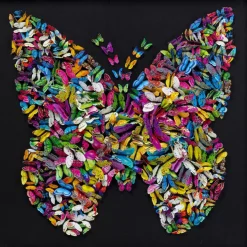 Bilder-KARE Design Deko Rahmen Farfalla 120X120Cm