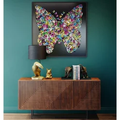 Bilder-KARE Design Deko Rahmen Farfalla 120X120Cm