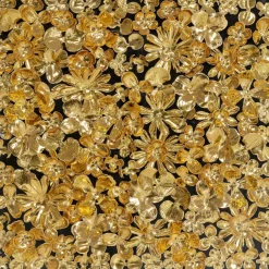 Bilder-KARE Design Deko Rahmen Gold Flower 60X60Cm