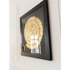 Bilder-KARE Design Deko Rahmen Golden Snail 120X120Cm