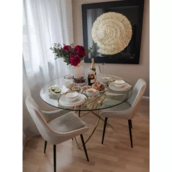 Bilder-KARE Design Deko Rahmen Golden Snail 120X120Cm