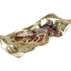 Deko & Geschenkartikel-KARE Design Deko Schale Jade Gold 48X22Cm