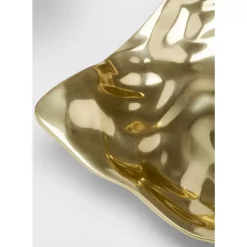 Deko & Geschenkartikel-KARE Design Deko Schale Jade Gold 31X29Cm