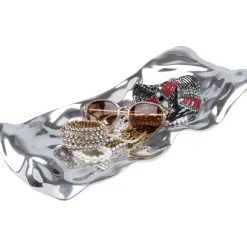 Deko & Geschenkartikel-KARE Design Deko Schale Jade Silber 48X22Cm