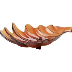 Deko & Geschenkartikel-KARE Design Deko Schale Leaf Rot 14Cm