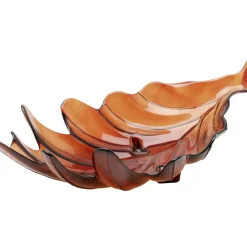 Deko & Geschenkartikel-KARE Design Deko Schale Leaf Rot 14Cm