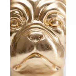Aufbewahrung & Ordnung-KARE Design Deko Ubertopf Bulldog Gold