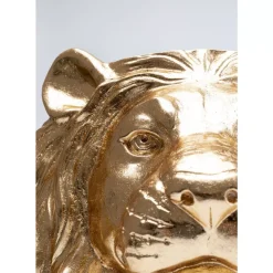 Aufbewahrung & Ordnung-KARE Design Deko Ubertopf Lion Gold