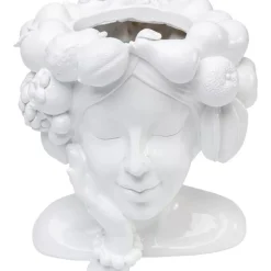 Vasen-KARE Design Deko Vase Fruity Weis 29Cm
