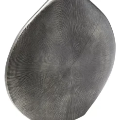 Vasen-KARE Design Deko Vase Sacramento Beam Silber Antik 58Cm