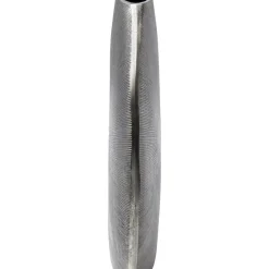 Vasen-KARE Design Deko Vase Sacramento Beam Silber Antik 58Cm