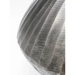 Vasen-KARE Design Deko Vase Sacramento Carving Silber Antik 30Cm