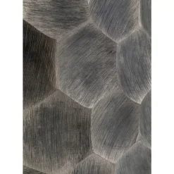 Vasen-KARE Design Deko Vase Sacramento Comb Silber Antik 59Cm