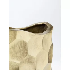 Vasen-KARE Design Deko Vase Sacramento Comb Champagner Gold 59Cm