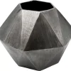 Vasen-KARE Design Deko Vase Sacramento Silber Antik 24Cm