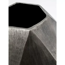 Vasen-KARE Design Deko Vase Sacramento Silber Antik 24Cm