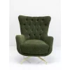 Sessel-KARE Design Drehsessel Bellini Grun