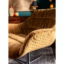 Sessel-KARE Design Drehsessel Bristol Gelb