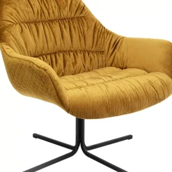 Sessel-KARE Design Drehsessel Bristol Gelb