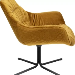 Sessel-KARE Design Drehsessel Bristol Gelb