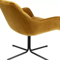 Sessel-KARE Design Drehsessel Bristol Gelb