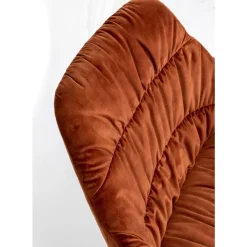 Sessel-KARE Design Drehsessel Bristol Rostrot