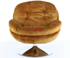 Sessel-KARE Design Drehsessel Cosy Amber