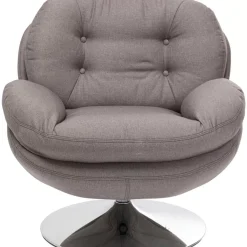 Sessel-KARE Design Drehsessel Cosy Grau