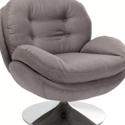 Sessel-KARE Design Drehsessel Cosy Grau