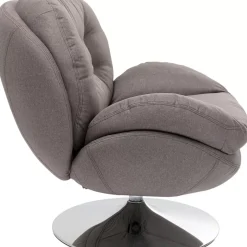 Sessel-KARE Design Drehsessel Cosy Grau