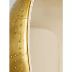 Sessel-KARE Design Drehsessel Eye Ball Messing